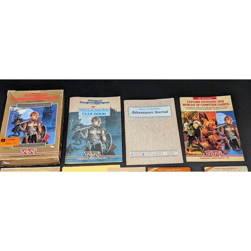 Advanced Dungeons & Dragons Forgotten Realms IBM PC Game CIB Set Vol. 1-3 & More